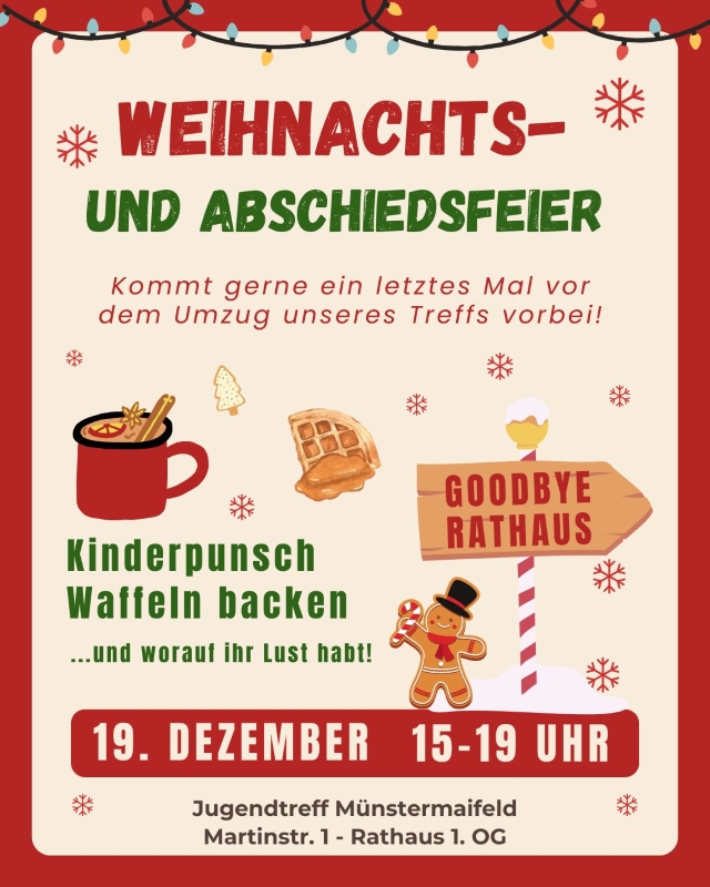 Weihnachts und AbschiedsfeierJugendtreff2025