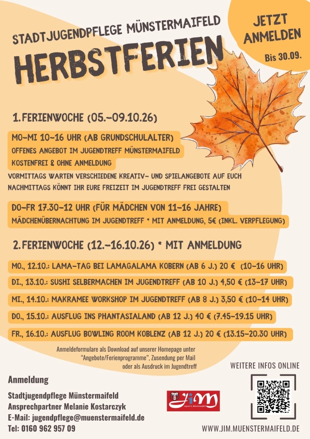 flyer herbstferienprogramm2026